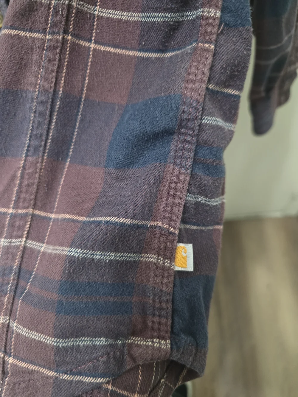 Carhartt Women's Plaid Button-Down Flannel Shirt - Picture 4 of 10